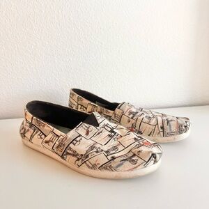 Star Wars X TOMS Shoes Men's Size 12. White Star Wars Print used